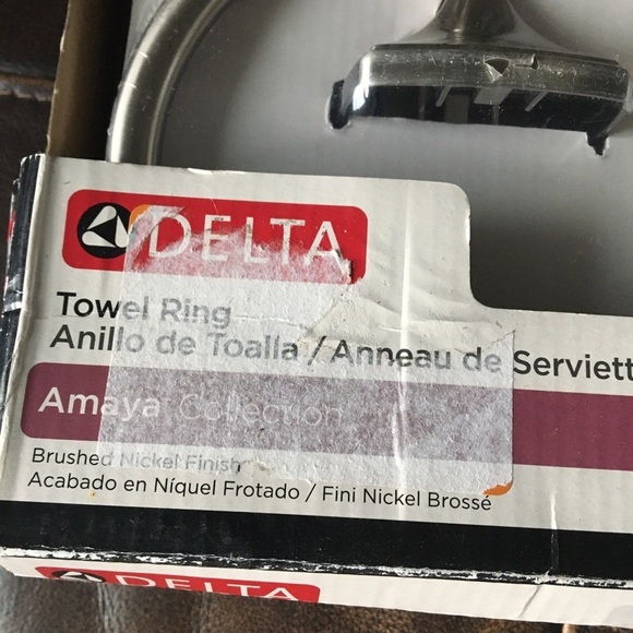 Delta Amaya Towel Ring in SpotShield Brushed Nickel - Picture 5 of 6